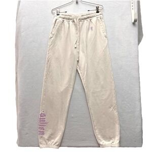 Sullen Angel Skull Jogger Pants M Medium Tofu Sweatpants Lounge Heavy Weight